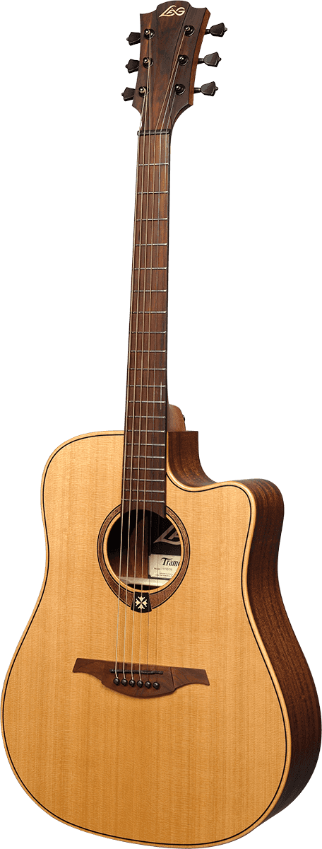 Lag T170DCE Dreadnought Cutaway Acoustic-Electric Natural